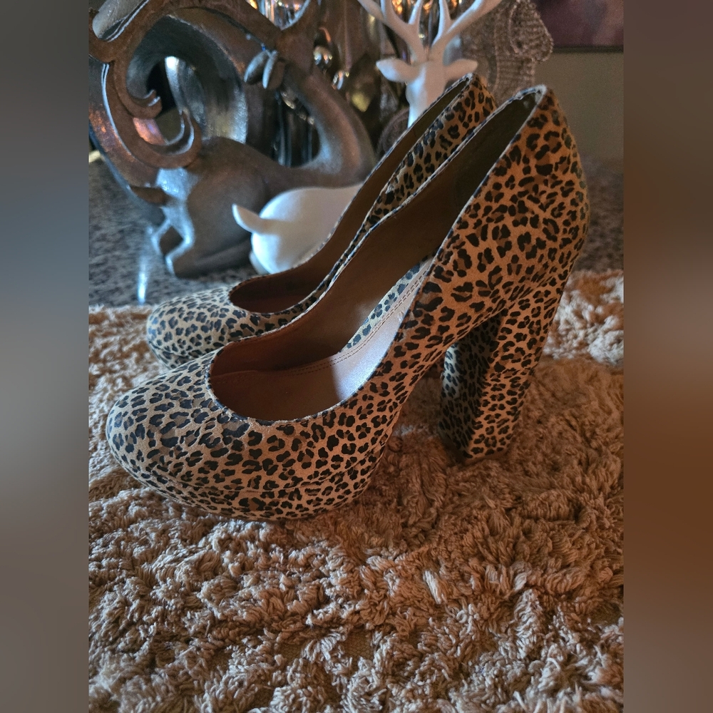 Gianni Bini Animal Print Heels